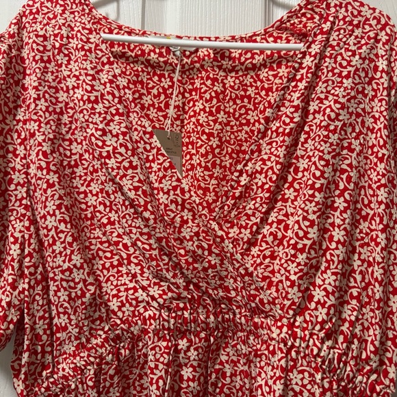 Boden Red and White Floral Dress - Picture 2 of 7